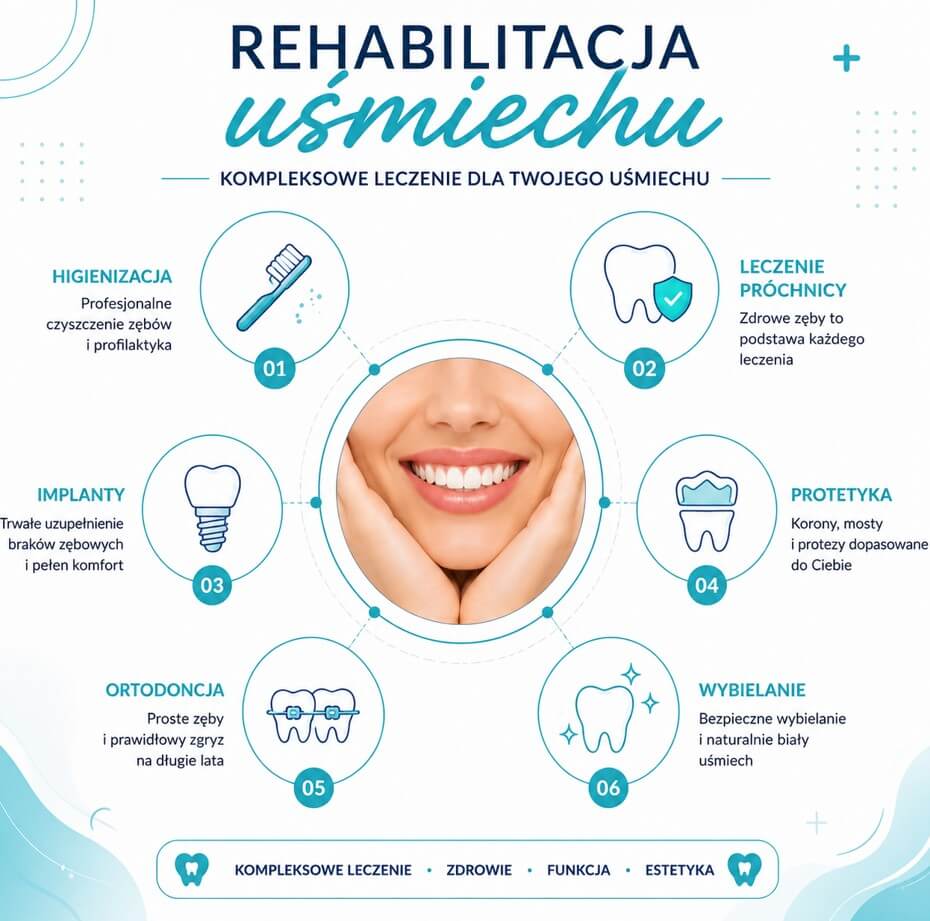 Rehabilitacja uśmiechu w Centrum Stomatologii Den-Med