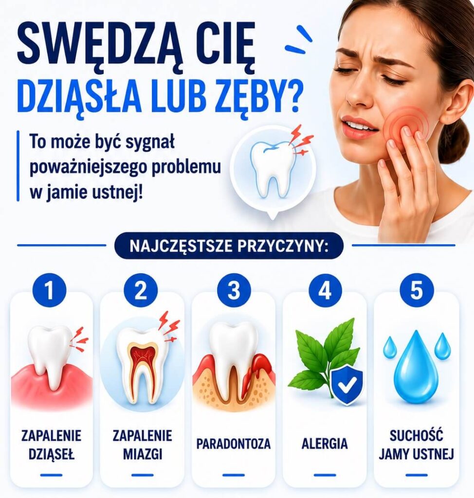 Swędzące zęby - co może oznaczać taki dziwny objaw?