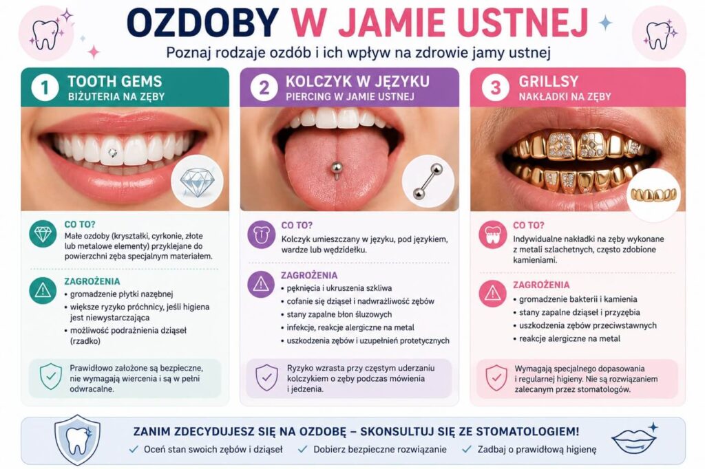 Ozdoby w jamie ustnej - co warto wiedzieć?